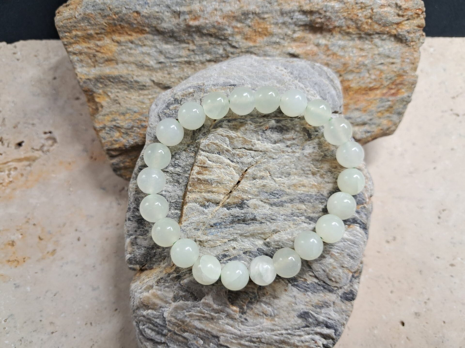 Bracelet jade de chine perles 8mm
