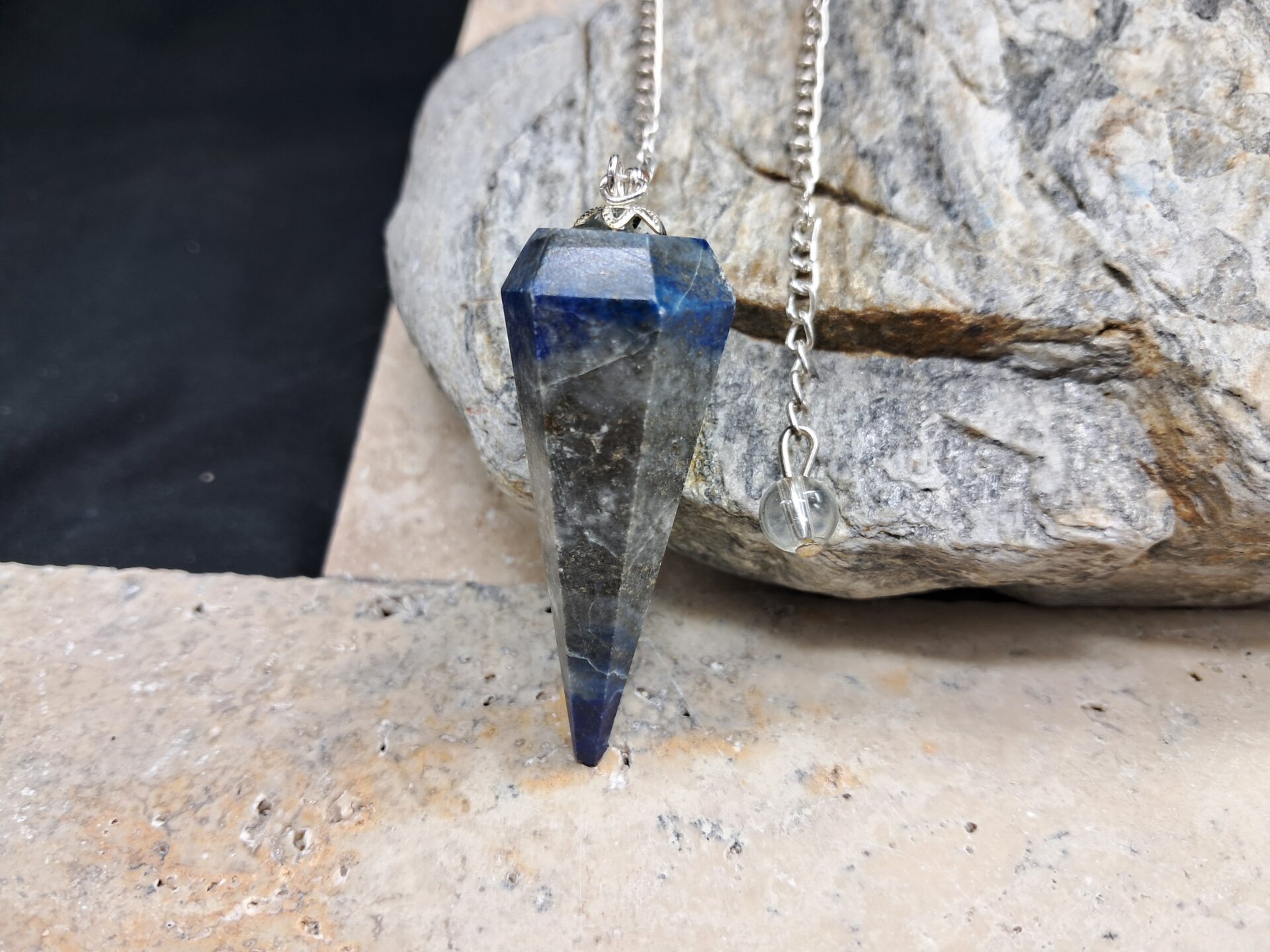 Pendule conique lapis lazuli